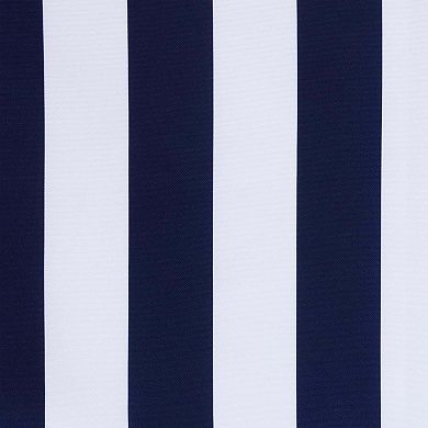 Outdoor Decor Coastal Stripe Grommet Top Curtain Panel