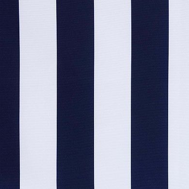 Commonwealth Outdoor Decor Coastal Stripe Grommet Top Curtain Panel - 50x108'' - Navy