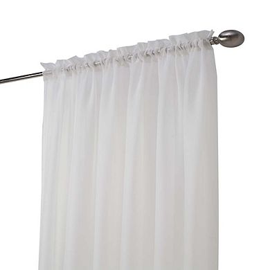 Rod Pocket Light Filtering Style Allows Natural Light Flow Curtain Panel