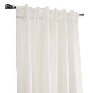 Habitat Mulberry Light Filtering Back Tab Curtain - 54x84", White