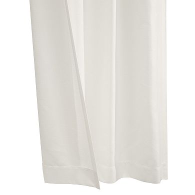 Habitat Mulberry Light Filtering Back Tab Curtain - 54x84", White