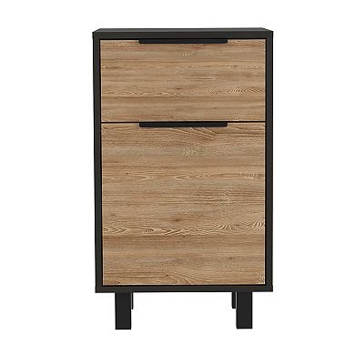 Kaia Z Nightstand, One Drawer, One Cabinet,  Four Legs, Superior Top