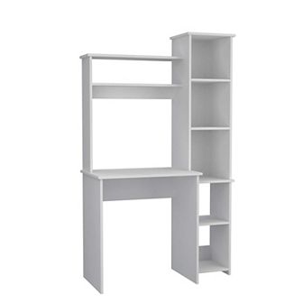 Versalles Writintg Desk, Two Superior Shelves, Bookshelf