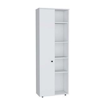 Hoyt Kitchen Pantry Storage Cabinet With And Five Interior And Exterior Shelves