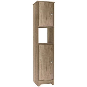 Ibis Linen Cabinet, Double Doors, Four Interior Shelves, Two Cabinets
