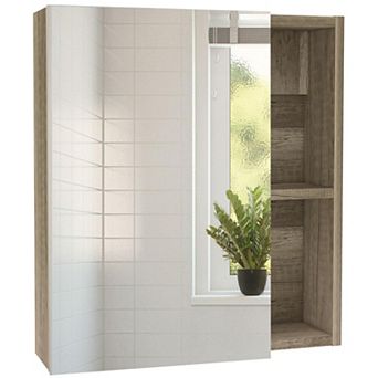 Labelle Medicine Cabinet With Mirror, Five Internal Shelves, Single Door