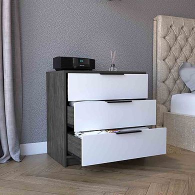 Kaia 3 Drawers Dresser, Superior Top