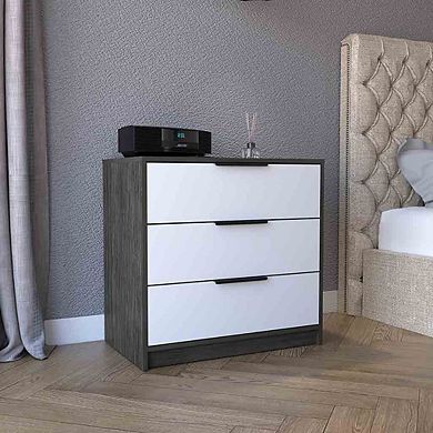 Kaia 3 Drawers Dresser, Superior Top