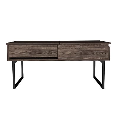 Luxor Lift Top Coffee Table With Drawer