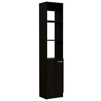 Malaga Linen Cabinet, Two Interior Shelves, Three External Shelves, Single Door