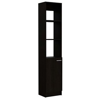 Malaga Linen Cabinet, Two Interior Shelves, Three External Shelves, Single Door