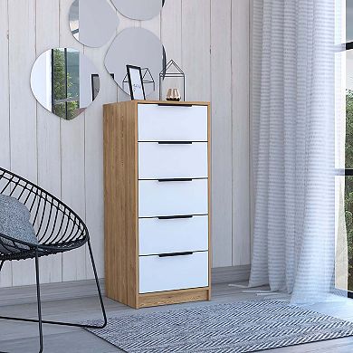Kaia 5 Drawer Dresser, Vertical Dresser