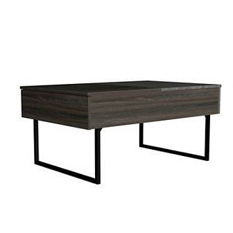 Beyond Lift Top Coffee, Two Legs, One Drawer
