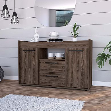 Lyon Sideboard, Two Drawers, Double Door Cabinets