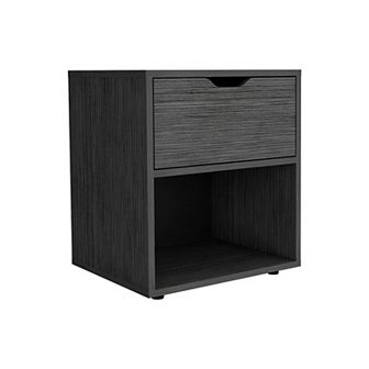 Aberdeeen 19.7-inch High Nightstand End Table With Open Shelf
