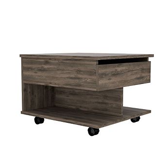 Luanda Lift Top Coffee Table, Casters, One Shelf