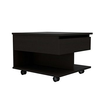 Luanda Lift Top Coffee Table, Casters, One Shelf