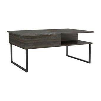 Armin Lift Top Coffee Table, One Shelf