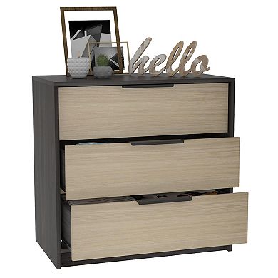 Kaia 3 Drawers Dresser, Superior Top