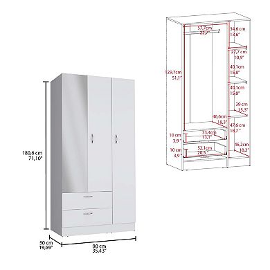 Riverside 3door Armoire