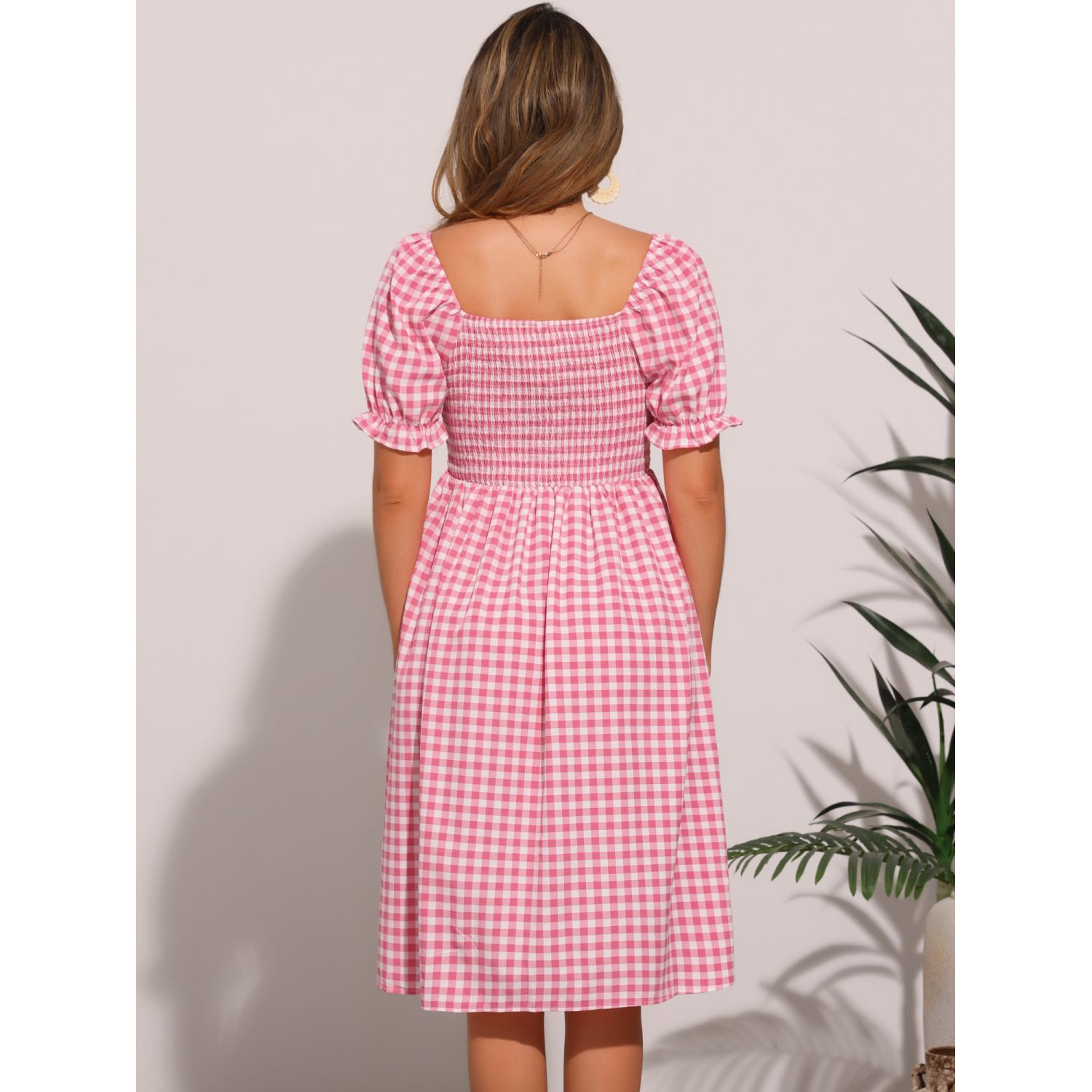 what to wear under knee length dress Classy Short Sleeve Knee-Length Party Dress