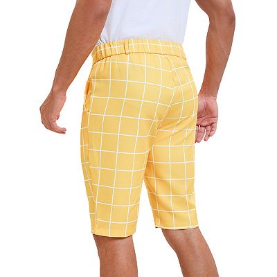 Callaway Pantaloncini Da Golf Uomo Flat Front Plaid | Tessuto Elasticizzato, Cintura Attiva, Protezione UV UPF 50 - 3