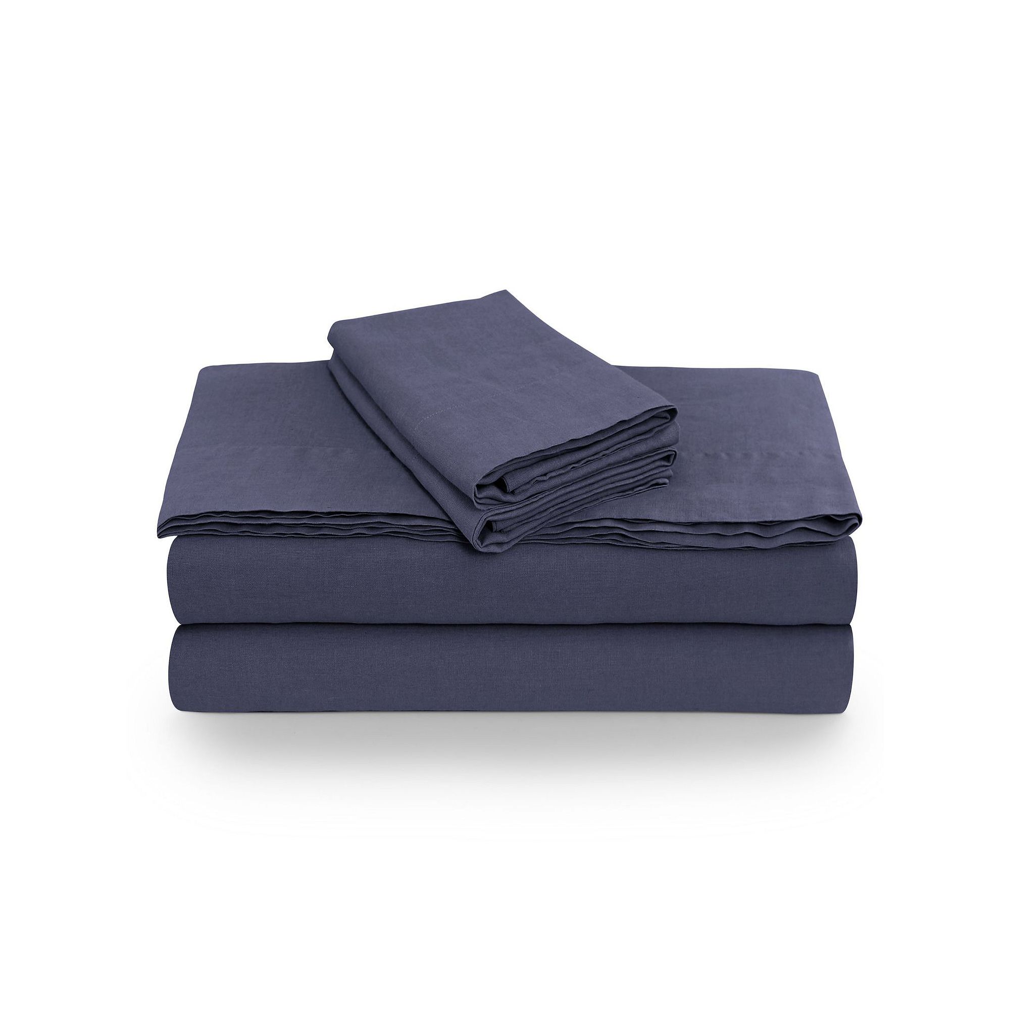 Tribeca Living European Flax Linen Extra Deep Pocket Sheet Set with Pillowc