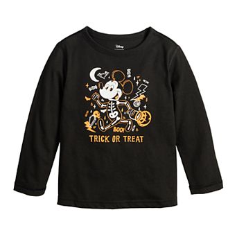 Toddler & Boys 4-12 Disney's Mickey Mouse Trick or Treat Long Sleeve Adaptive Graphic Tee by Jumping Beans®