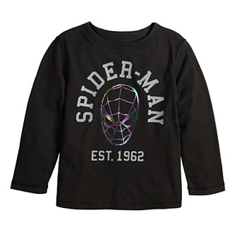Toddler & Boys 4-12 Jumping Beans® Marvel Spider-Man Long Sleeve Adaptive Graphic Tee