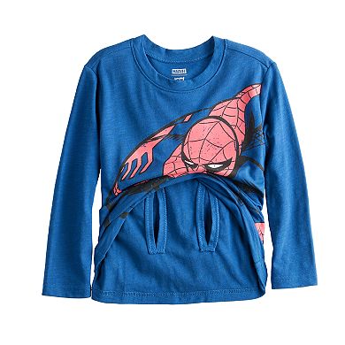 Toddler & Boys 4-12 Jumping Beans Marvel Spider-Man Adaptive Long Sleeve Graphic Tee