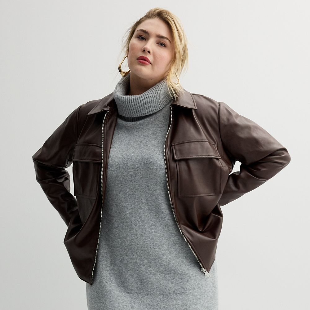 Nine west cropped puffer jacket online