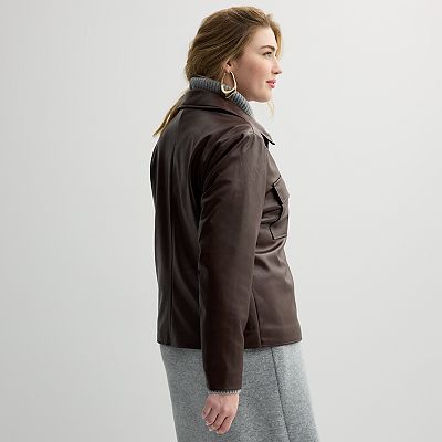 【NONCODE】Valine pocket cropped blouson Patchwork Crop Jacket – HYEIN SEO