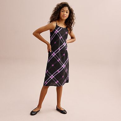 Girls 7-16 Self Esteem Two-Piece Lace Top & Dress Set