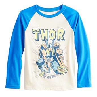 Boys 4-12 Jumping Beans® Marvel Thor Long Sleeve Raglan Graphic Tee