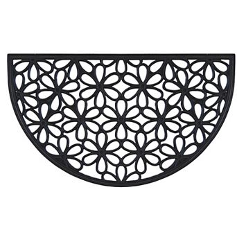 Achim Faux Wrought Iron Rubber Doormat