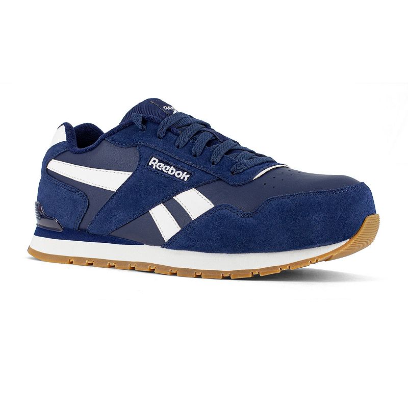 Reebok Harman Work Men's Leather & Suede Composite-Toe Shoes, Size: 12, Blue