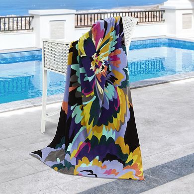 Nicole Miller Bright Bloom Beach Towel
