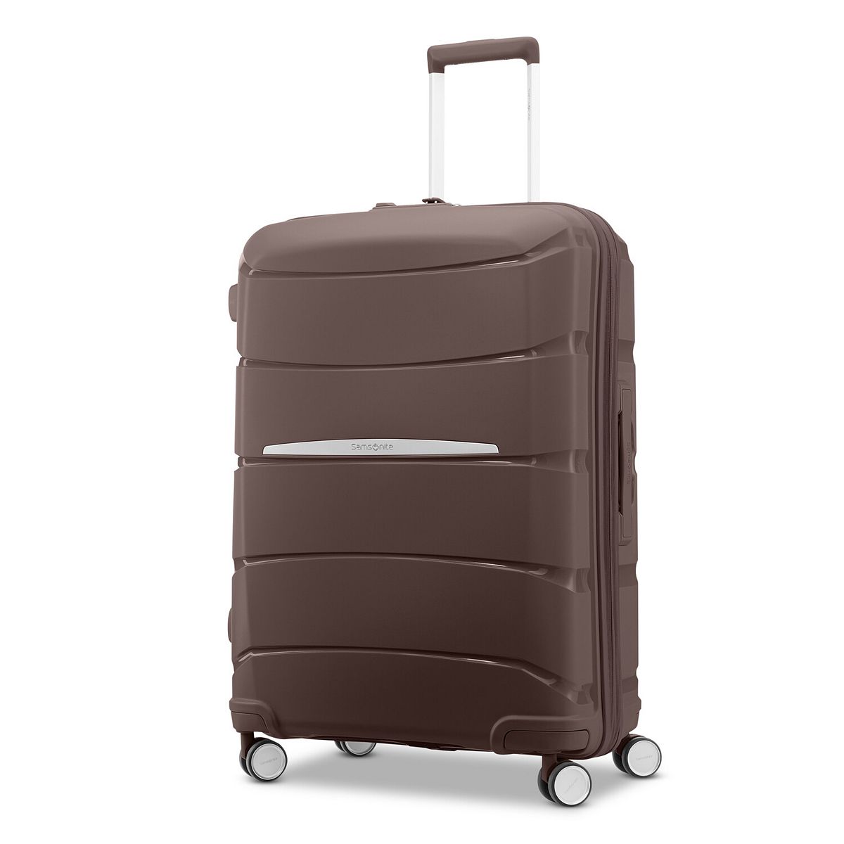 21 INCH Carryon - Samsonite Outline Pro Hardside Spinner Luggage - Chocolate Mauve, 21 CARRYON