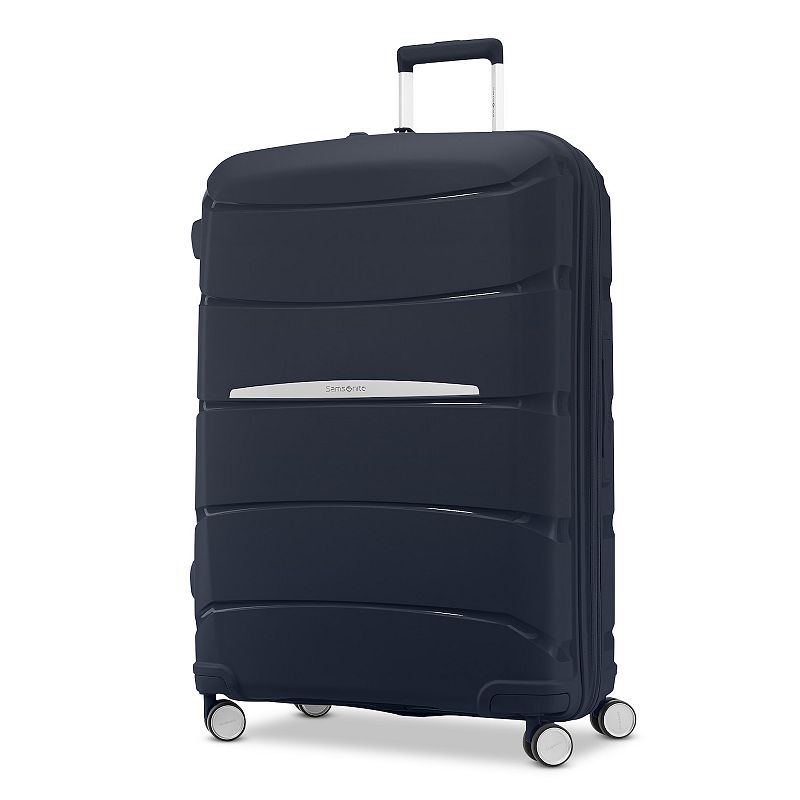 UPC 043202937675 product image for Samsonite Outline Pro Hardside Spinner Luggage, Black Blue | upcitemdb.com