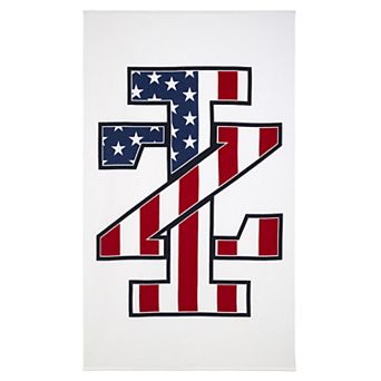 IZOD IZ Flag Oversized Beach Towel