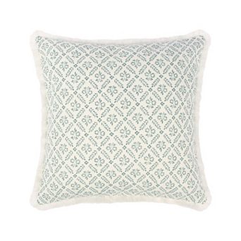 Levtex Home Melange Basketweave Fringe Throw Pillow
