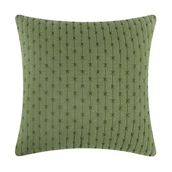 Levtex Home Cross Stitch Square Throw Pillow