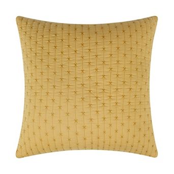 Levtex Home Cross Stitch Square Throw Pillow