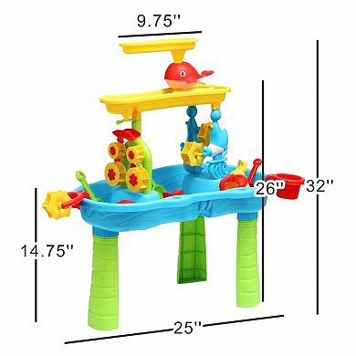Trimate Toddler Sensory Sand and Water 3 Tier Table with Chair