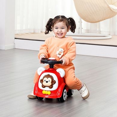 Trimate Toddler Foot to Floor Push and Ride Car with Music