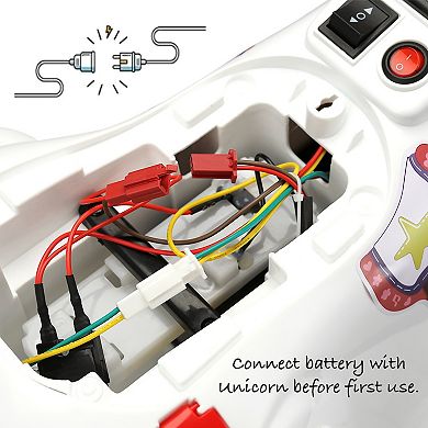 Trimate Ride-On Unicorn Toy with Music