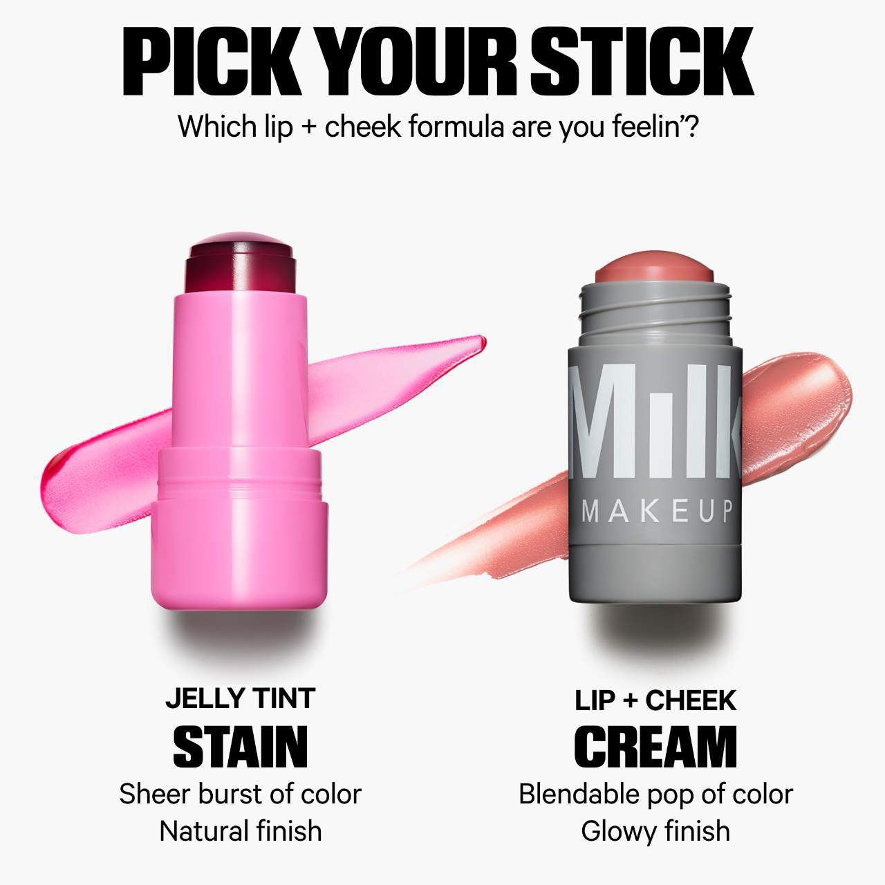 milk makeup mini lip color c.r.e.a.m MILK MAKEUP Cooling Water Jelly Tint Lip + Cheek Blush Stain