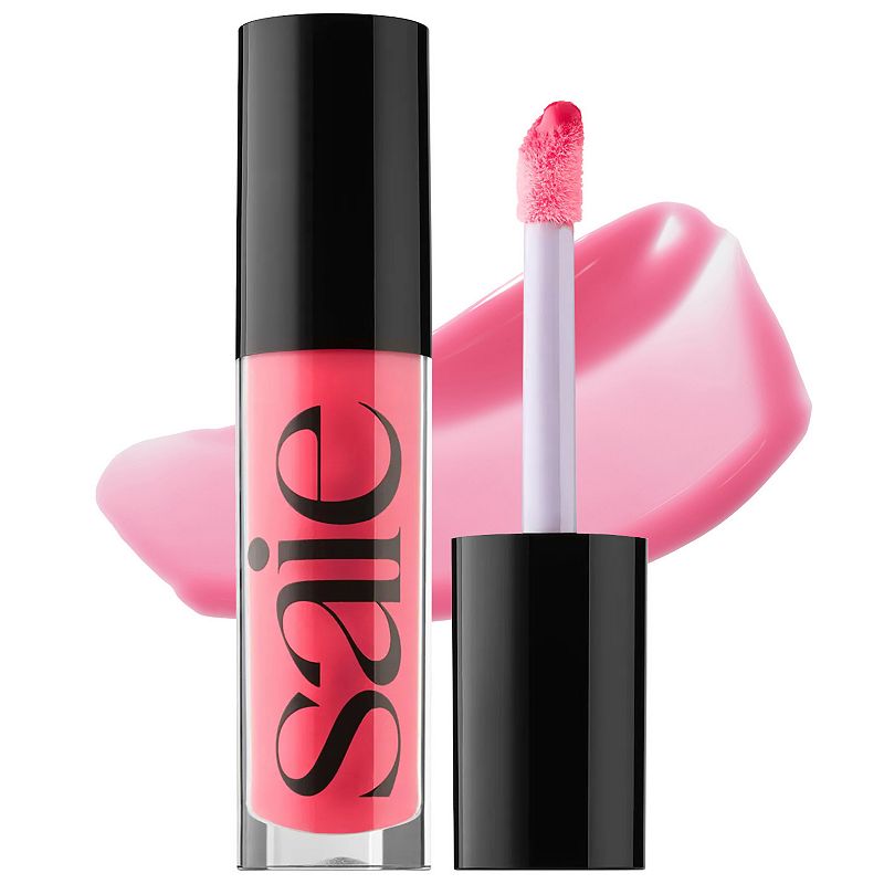 Saie Glossybounce High-Shine Hydrating Lip Gloss Oil,