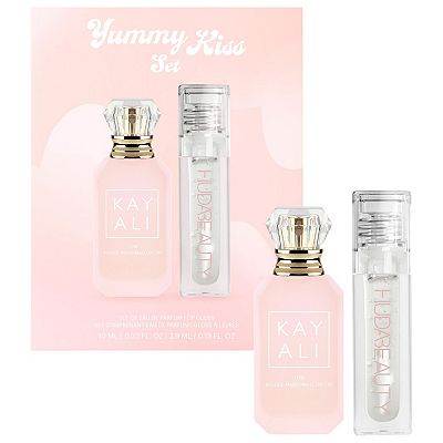 Kayali YUMMY KISS SET - Yum Marshmallow + Faux Filter Gloss Glassy