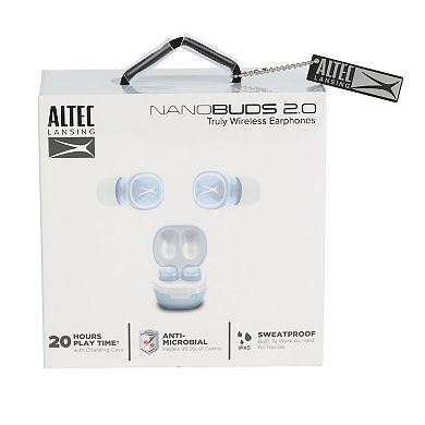 Altec Lansing Nanobud 2.0 TWS Earbuds with Charging Case